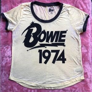 Retro Bowie 1974 graphic tee